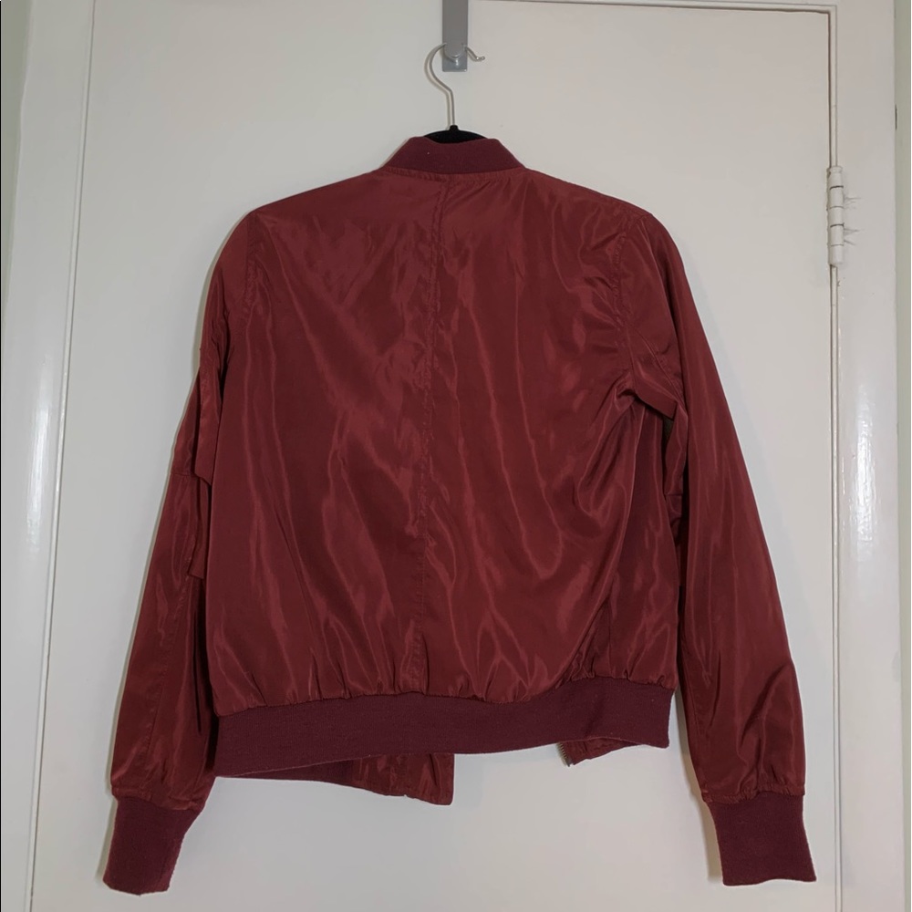 Red bomber jacket - Picture 3 of 4